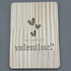 Custom decorative sign for Valentine’s Day, engraved plaque with message, creative gift for couples