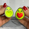 Cute avocado couple keychain, magnetic avocado keychains, fun gift for boyfriend or girlfriend, creative accessories